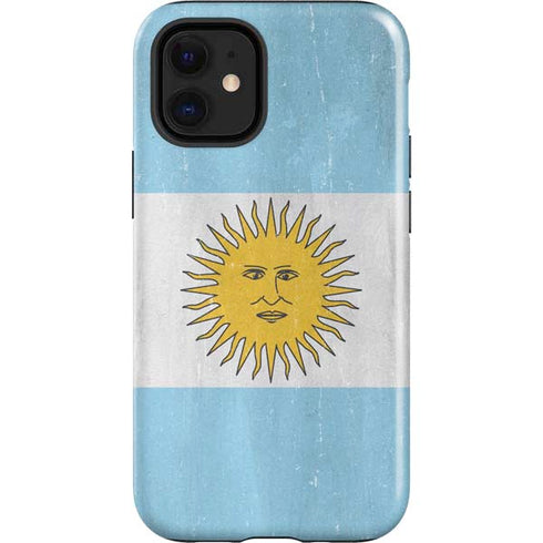 Argentina Flag Distressed iPhone 12 Mini Impact Case